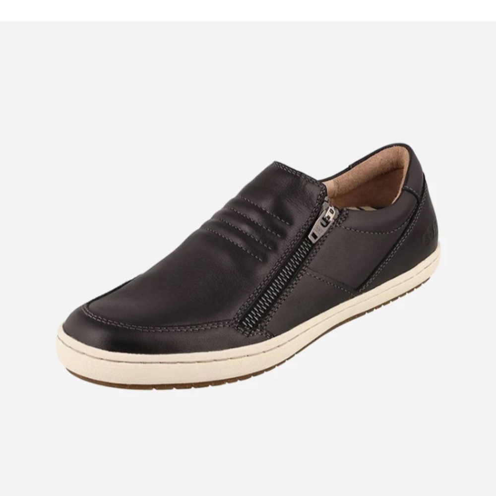 NEW Taos Zipward leather sneakers
